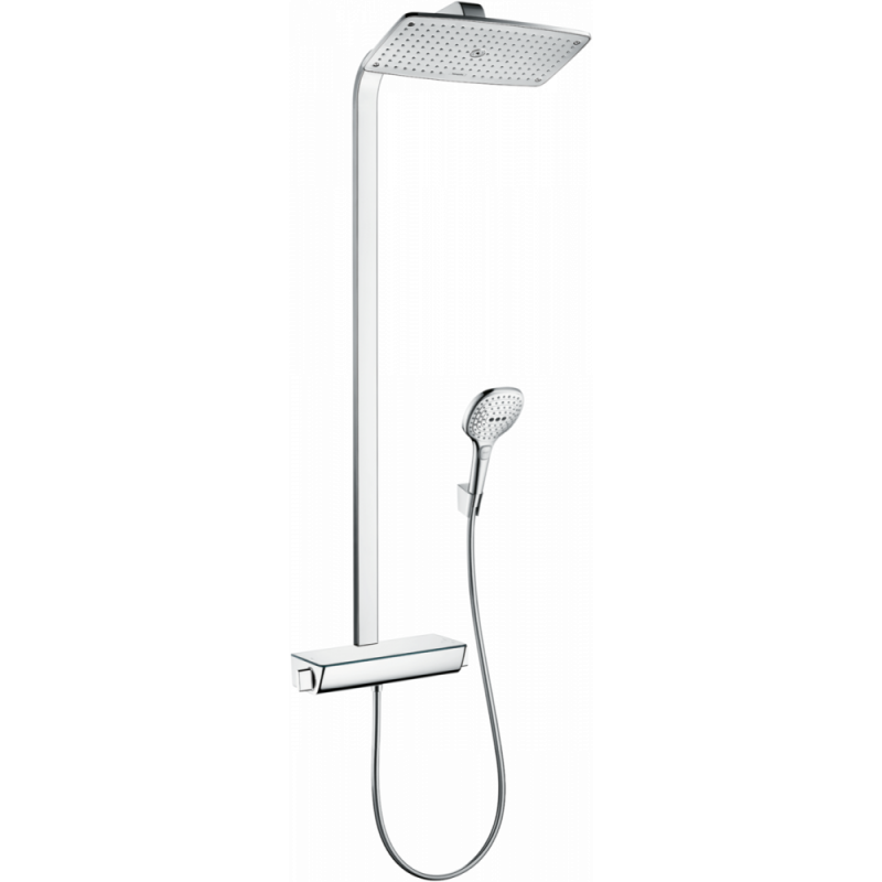 Душевая система с термостатом хром hansgrohe Raindance E Showerpipe 360 1jet EcoSmart 27286000
