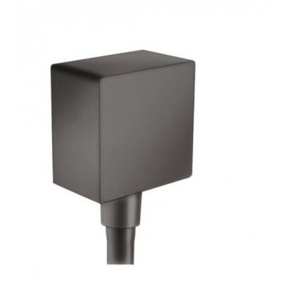 Шланговое подсоединение чёрный хром Hansgrohe Fixfit 26455340