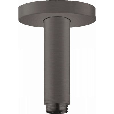 Потолочный держатель верхнего душа чёрный хром hansgrohe 27393340