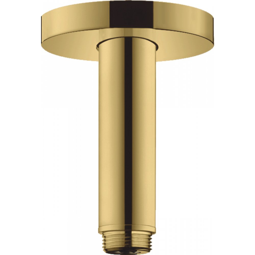 Потолочный держатель верхнего душа золото hansgrohe 27393990