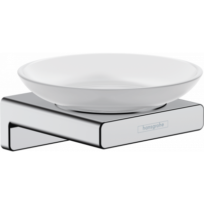Мыльница стеклянная хром Hansgrohe AddStoris 41746000