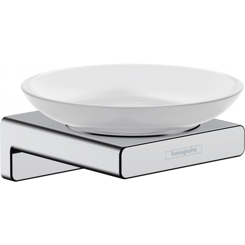 Мыльница стеклянная хром Hansgrohe AddStoris 41746000