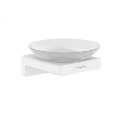 Мыльница стеклянная белый Hansgrohe AddStoris 41746700