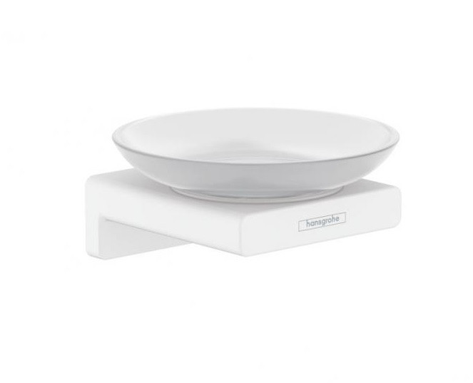 Мыльница стеклянная белый Hansgrohe AddStoris 41746700
