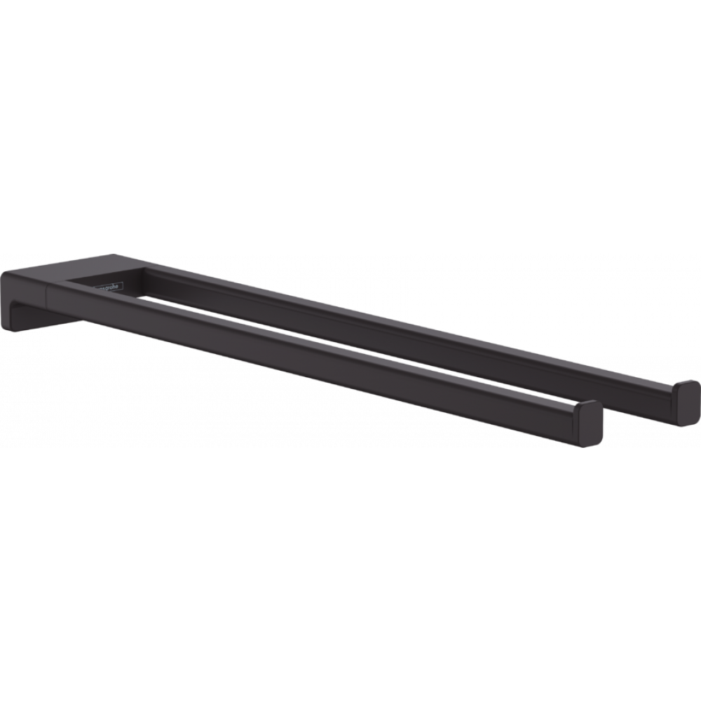 Держатель полотенец чёрный Hansgrohe AddStoris 41770670