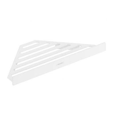 Металлическая угловая полка белый Hansgrohe AddStoris 41741700