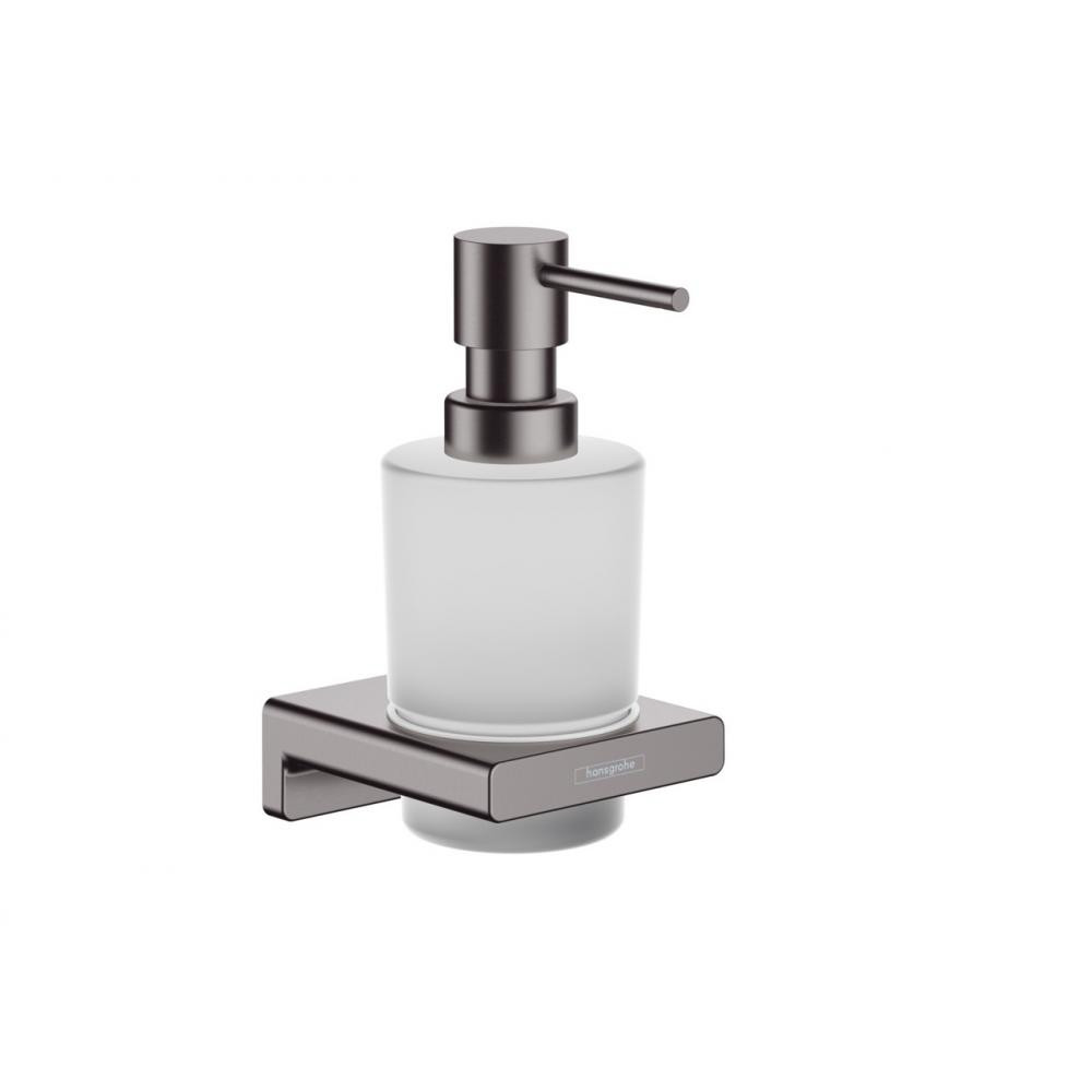 Диспенсер для жидкого мыла чёрный хром Hansgrohe AddStoris 41745340