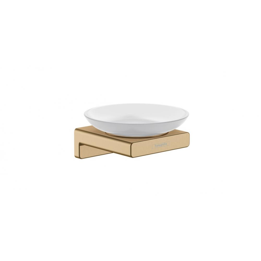 Мыльница стеклянная бронза Hansgrohe AddStoris 41746140