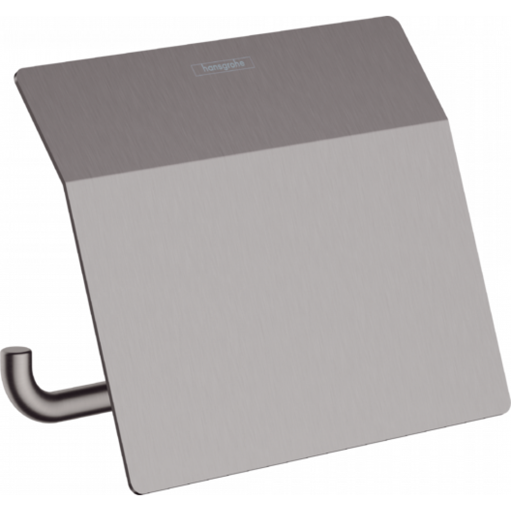 Держатель туалетной бумаги чёрный хром Hansgrohe AddStoris 41753340