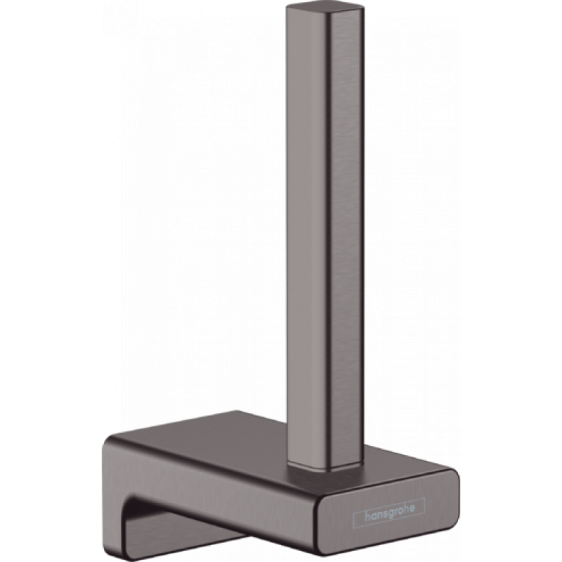Держатель туалетной бумаги чёрный хром Hansgrohe Addstoris 41756340