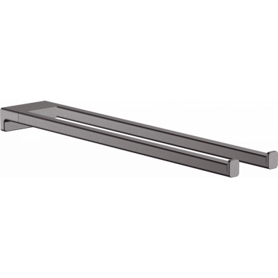 Держатель полотенец чёрный хром Hansgrohe AddStoris 41770340
