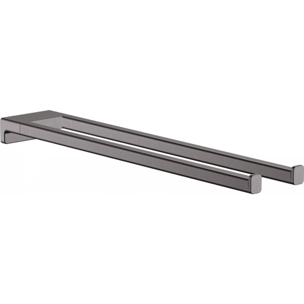 Держатель полотенец чёрный хром Hansgrohe AddStoris 41770340