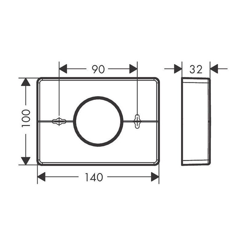 Держатель гигиенических пакетов бронза Hansgrohe AddStoris 41773140