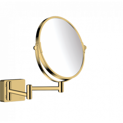 Зеркало косметическое золото Hansgrohe AddStoris 41791990