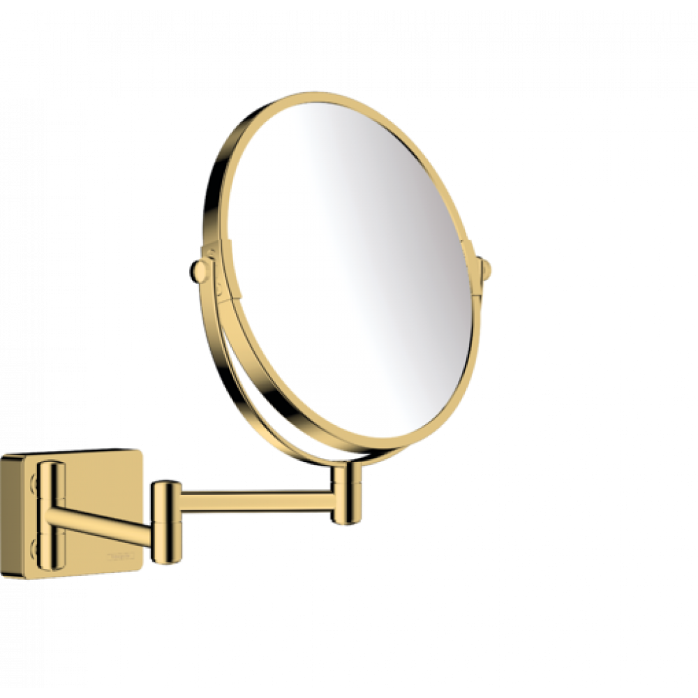 Зеркало косметическое золото Hansgrohe AddStoris 41791990