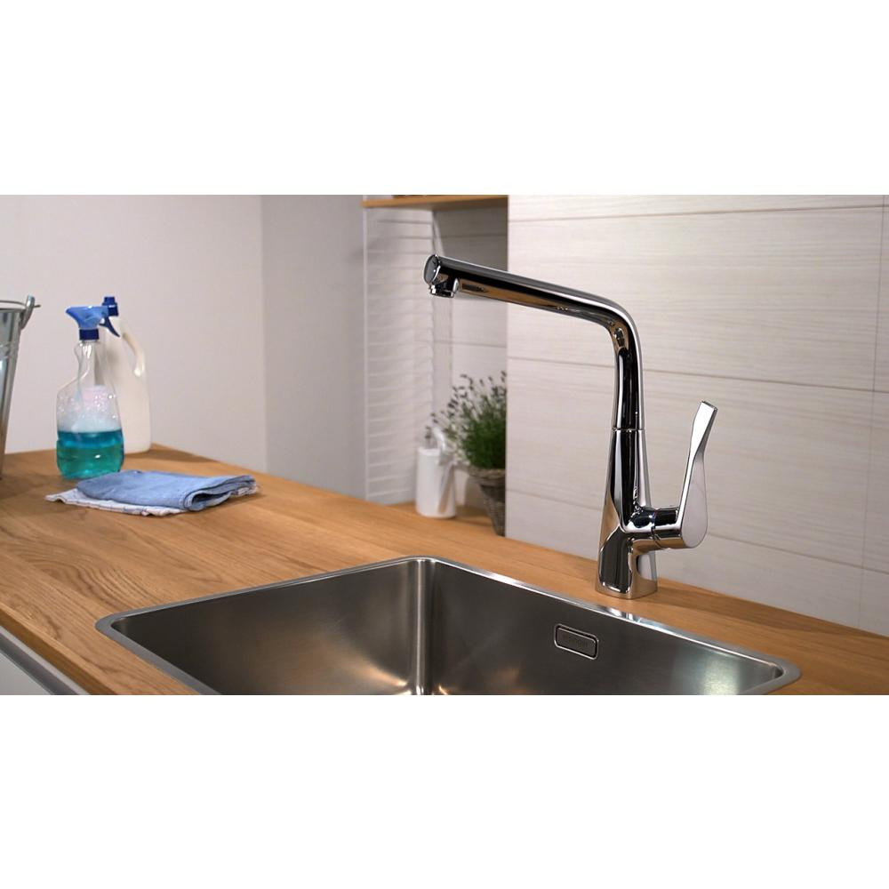Смеситель для кухни хром Hansgrohe Metris 14822800
