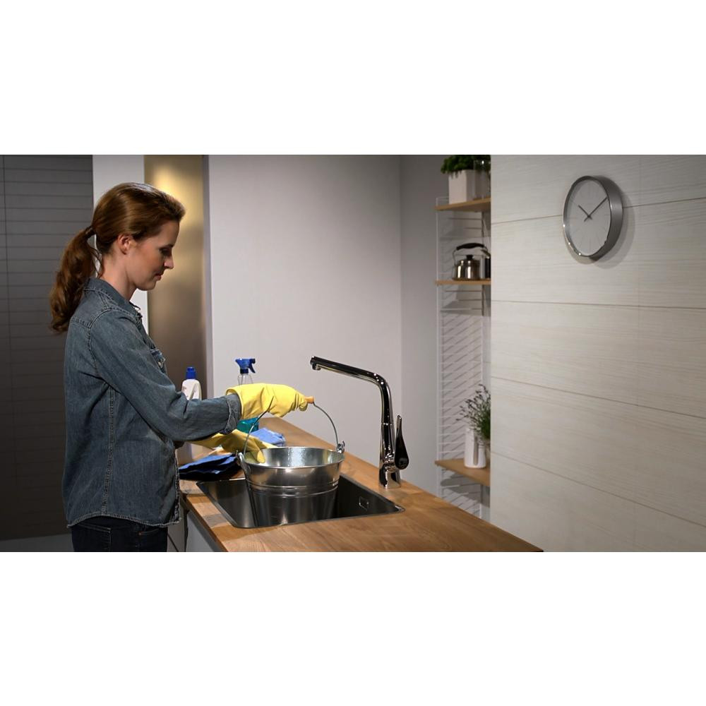Смеситель для кухни хром Hansgrohe Metris 14822800