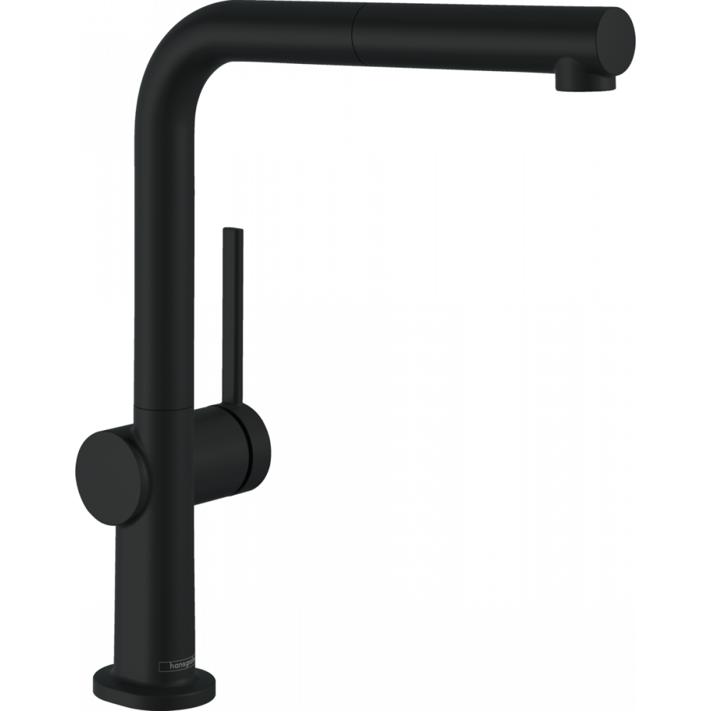 Смеситель для кухни чёрный Hansgrohe Talis 72845670