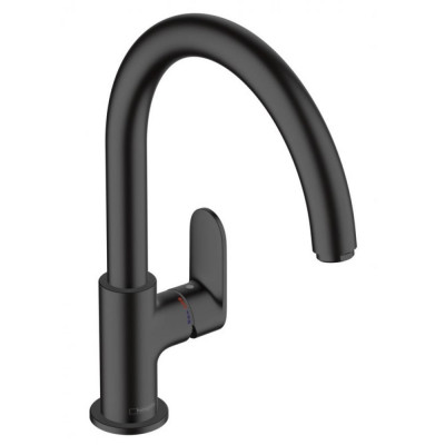 Смеситель для кухни чёрный Hansgrohe Vernis Blend 71870670