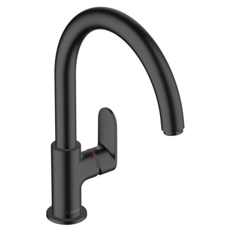 Смеситель для кухни чёрный Hansgrohe Vernis Blend 71870670