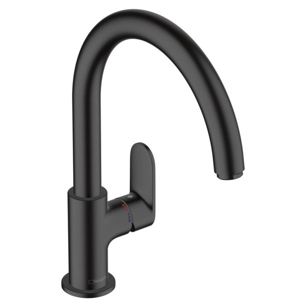 Смеситель для кухни чёрный Hansgrohe Vernis Blend 71870670