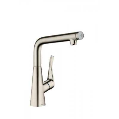 Смеситель для кухни сталь Hansgrohe Metris 31820800