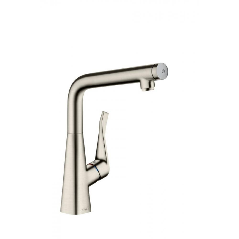 Смеситель для кухни сталь Hansgrohe Metris 31820800