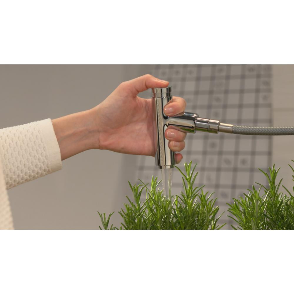 Смеситель для кухни хром Hansgrohe Metris 14820000