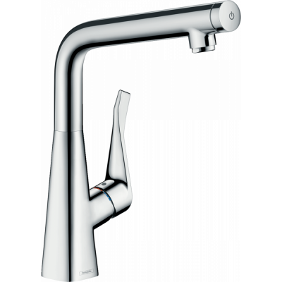 Смеситель для кухни хром Hansgrohe Metris Select 14883000