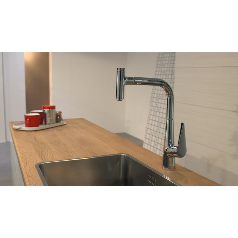 Смеситель для кухни сталь Hansgrohe Talis Select S 72821800