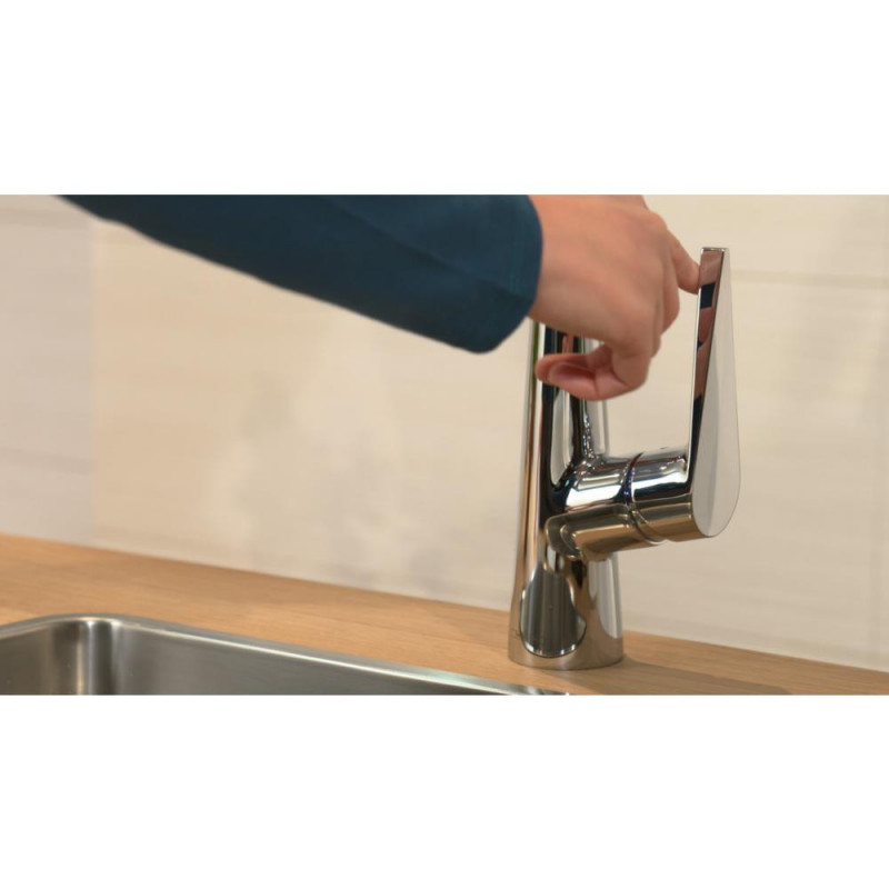 Смеситель для кухни сталь Hansgrohe Talis S 72810800