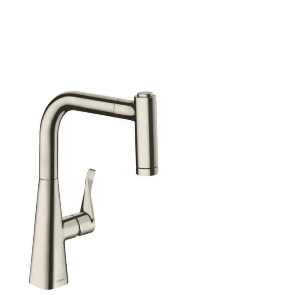 Смеситель для кухни сталь Hansgrohe Metris 14834800