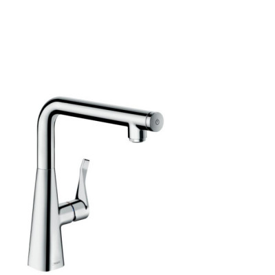 Смеситель для кухни хром Hansgrohe Metris Select 14847000
