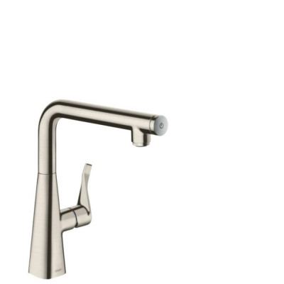 Смеситель для кухни сталь Hansgrohe Metris Select 14847800