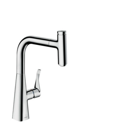 Смеситель для кухни хром Hansgrohe Metris Select 14857000