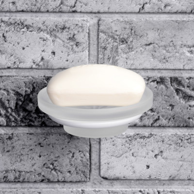 Мыльница стеклянная WasserKRAFT Kammel K-8329WHITE