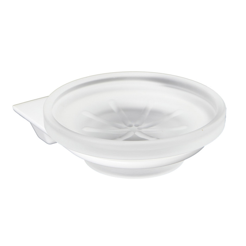 Мыльница стеклянная WasserKRAFT Kammel K-8329WHITE