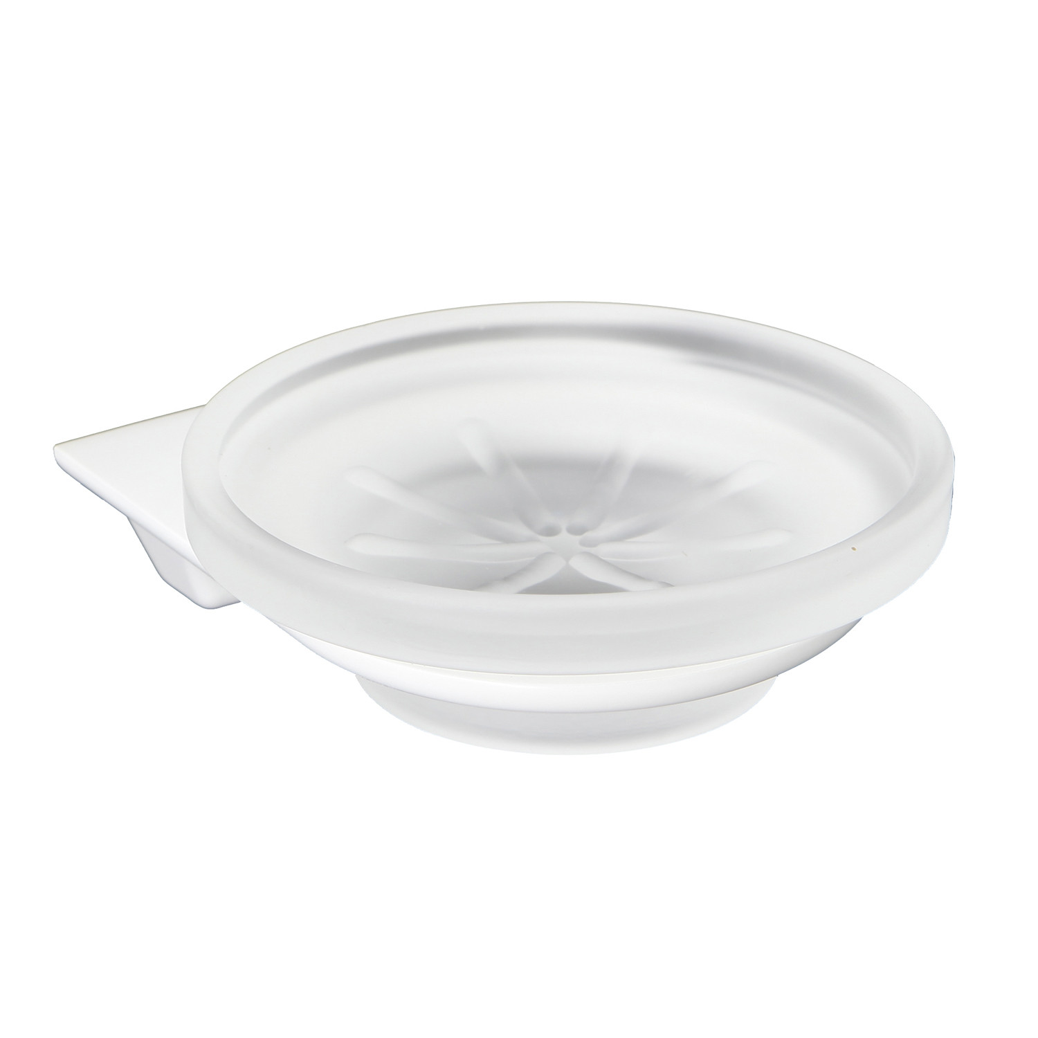 Мыльница стеклянная WasserKRAFT Kammel K-8329WHITE