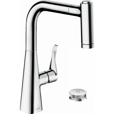 Смеситель для кухни хром Hansgrohe Metris 73805000