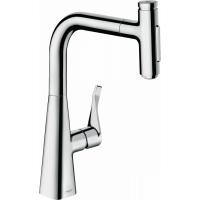 Смеситель для кухни хром Hansgrohe Metris Select M71 73822000