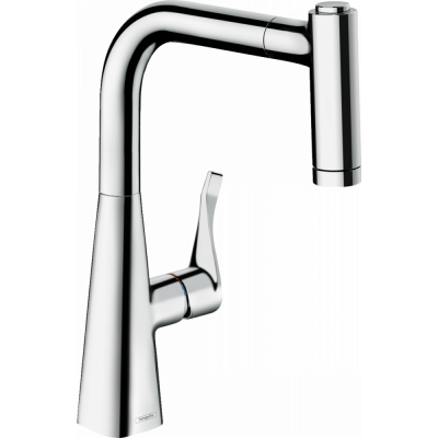 Смеситель для кухни хром Hansgrohe Metris M71 73823000