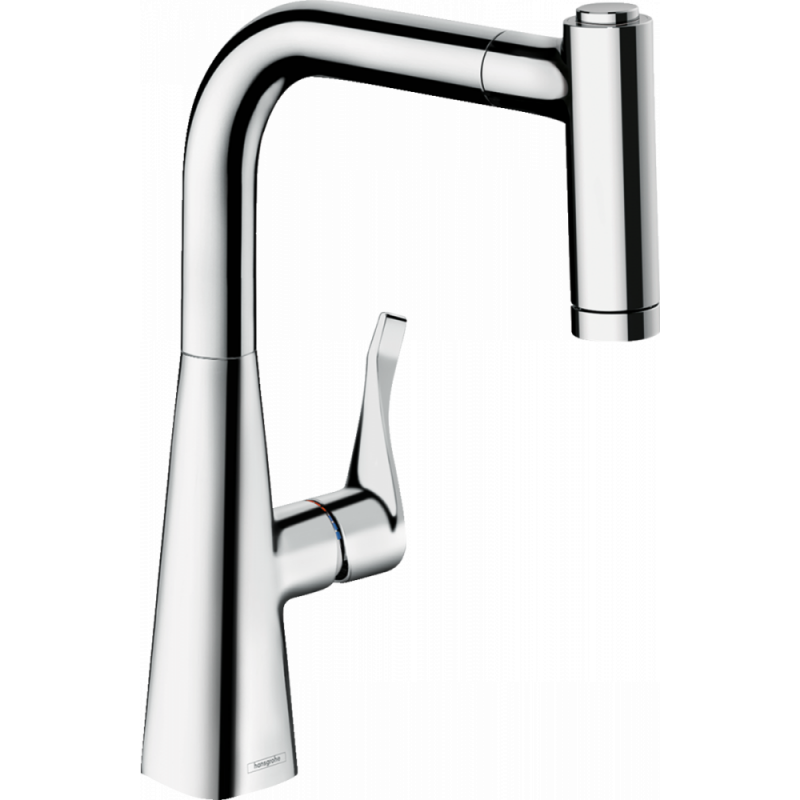 Смеситель для кухни хром Hansgrohe Metris M71 73823000