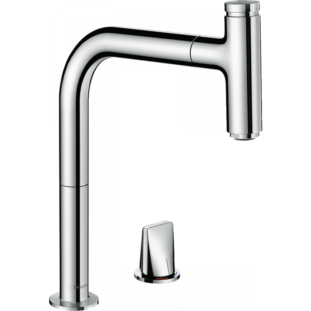 Смеситель для кухни хром Hansgrohe Metris Select M71 73825000