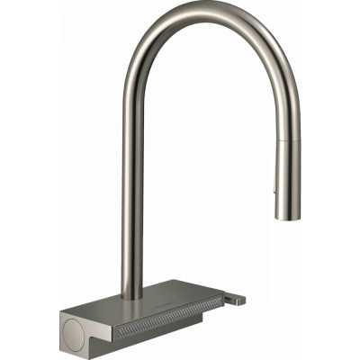 Смеситель для кухни сталь Hansgrohe Aquno Select M81 73831800