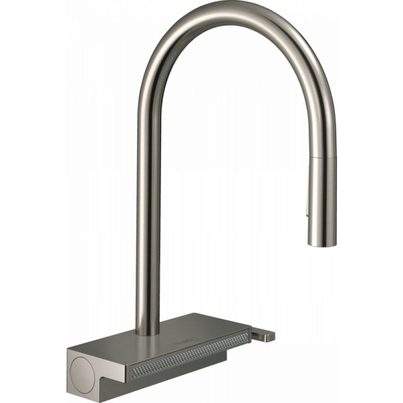 Смеситель для кухни сталь Hansgrohe Aquno Select M81 73831800