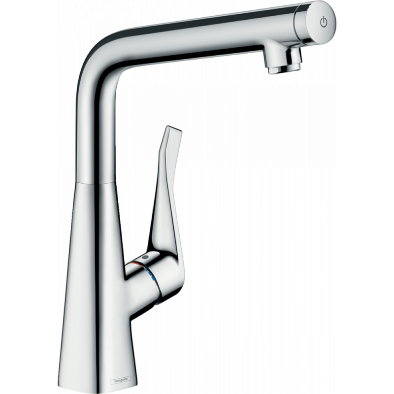 Смеситель для кухни хром Hansgrohe Metris Select M71 14785000
