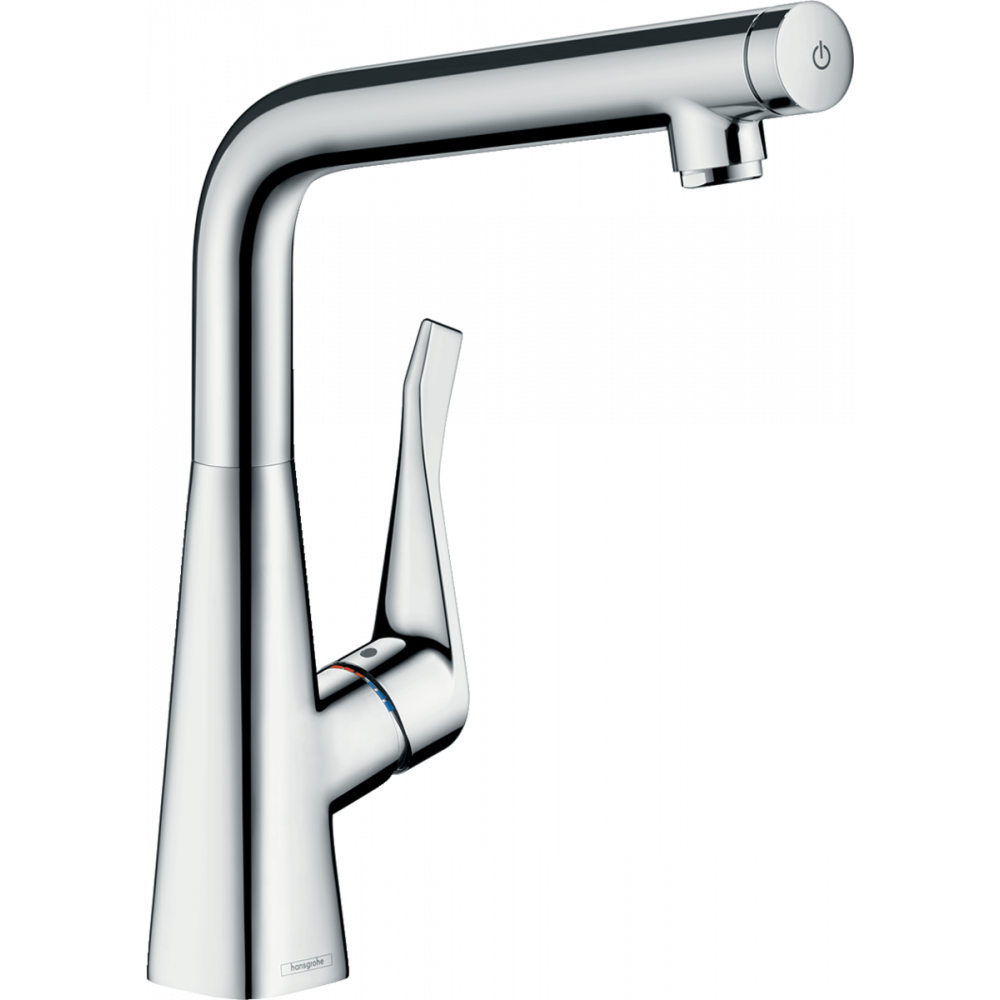Смеситель для кухни хром Hansgrohe Metris Select M71 14785000