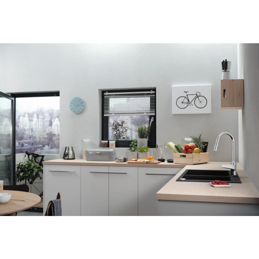 Смеситель для кухни сталь Hansgrohe Focus M42 71800800
