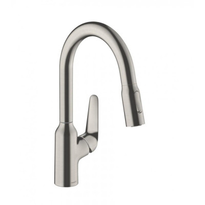 Смеситель для кухни сталь Hansgrohe Focus M42 71801800
