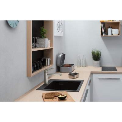 Смеситель для кухни сталь Hansgrohe Focus M42 71806800